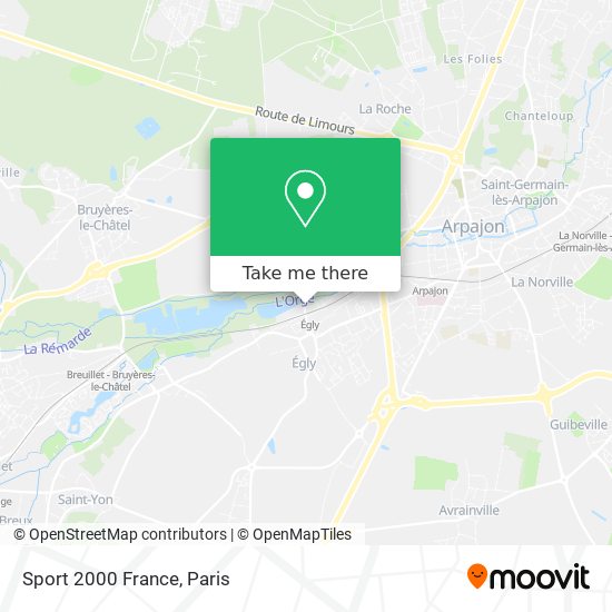 Mapa Sport 2000 France