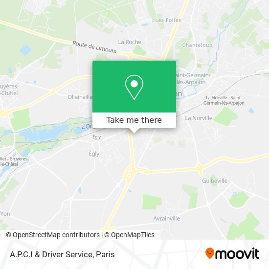 A.P.C.I & Driver Service map