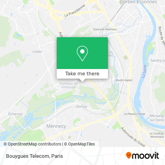 Mapa Bouygues Telecom