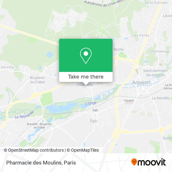 Pharmacie des Moulins map