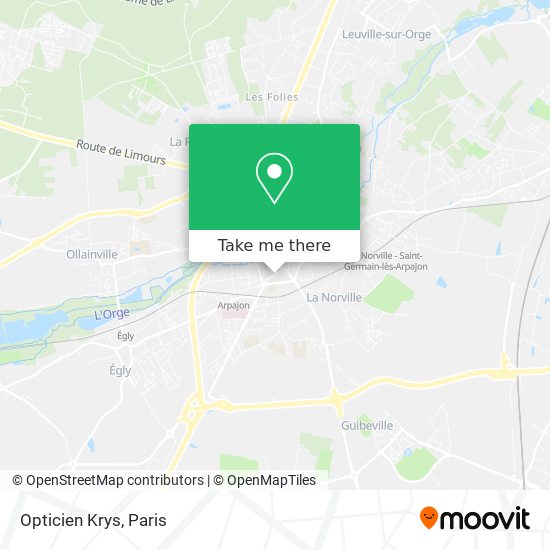 Opticien Krys map