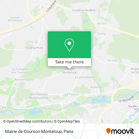 Mairie de Courson-Monteloup map