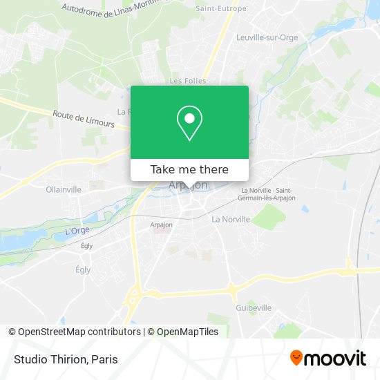 Mapa Studio Thirion