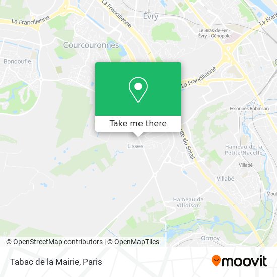 Mapa Tabac de la Mairie