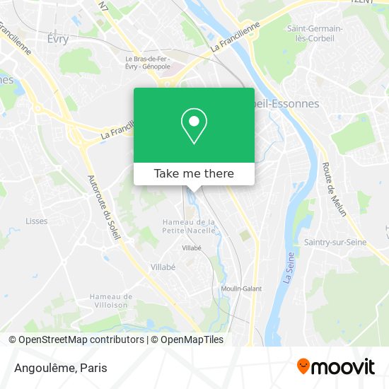 Angoulême map