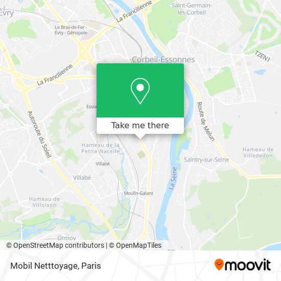 Mobil Netttoyage map