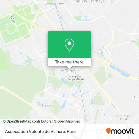 Association Volonte de Vaincre map