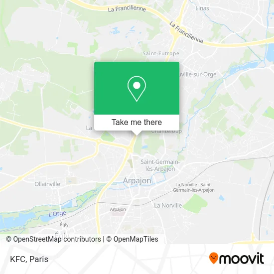 KFC map