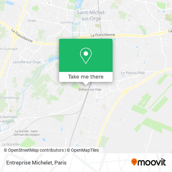 Entreprise Michelet map