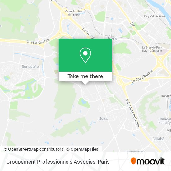 Groupement Professionnels Associes map