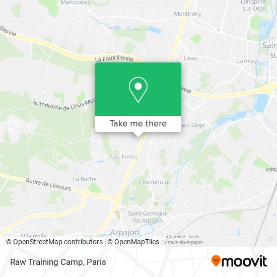 Raw Training Camp map