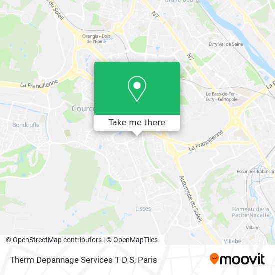 Therm Depannage Services T D S map