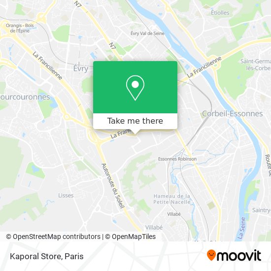 Mapa Kaporal Store