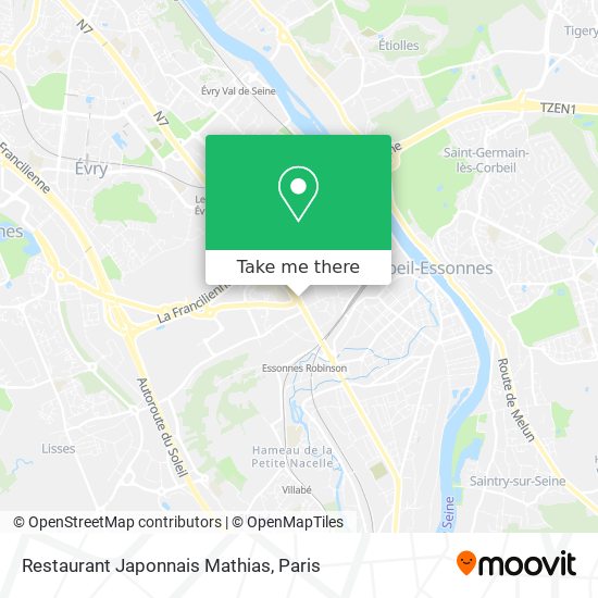 Restaurant Japonnais Mathias map