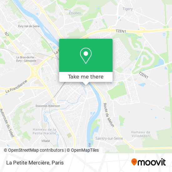 La Petite Mercière map