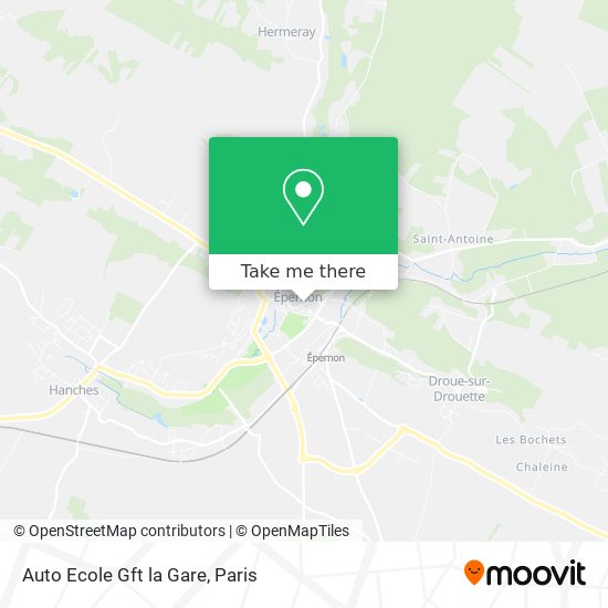 Mapa Auto Ecole Gft la Gare