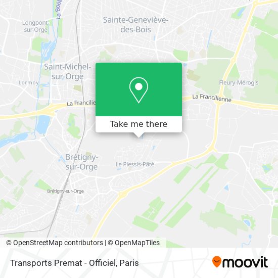 Transports Premat - Officiel map