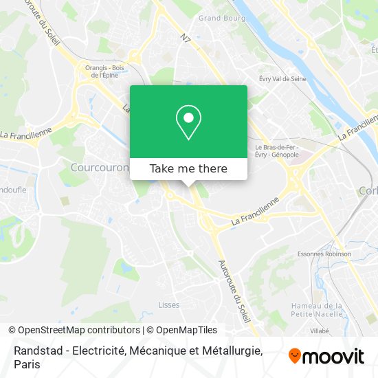 Randstad - Electricité, Mécanique et Métallurgie map