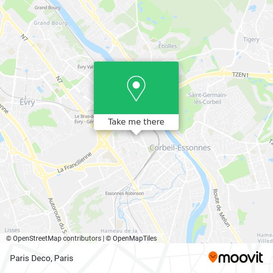 Paris Deco map