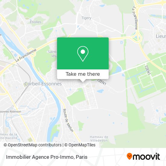 Immobilier Agence Pro-Immo map