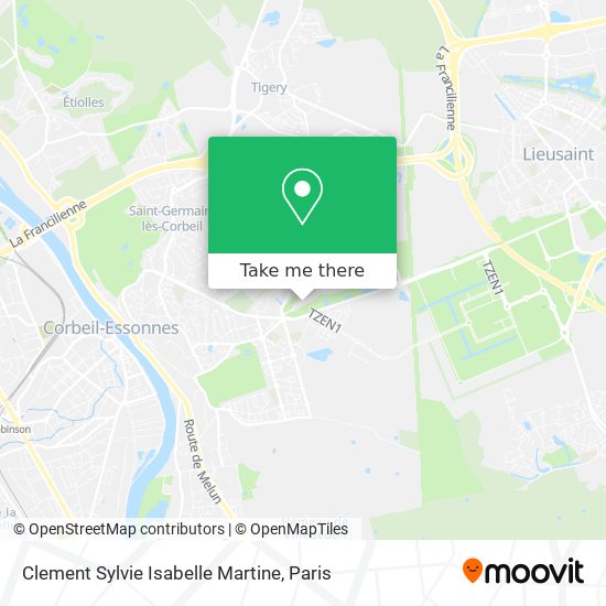 Mapa Clement Sylvie Isabelle Martine