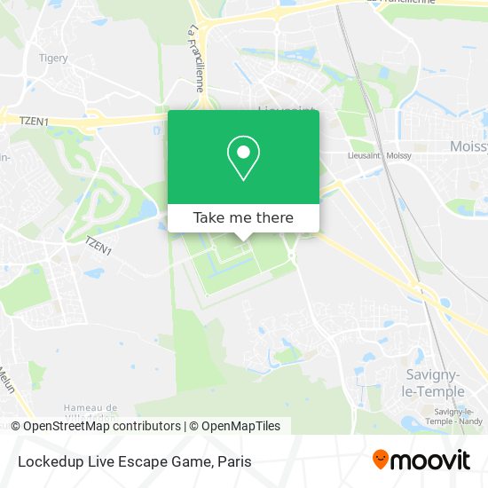 Lockedup Live Escape Game map