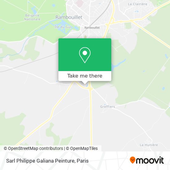 Sarl Philippe Galiana Peinture map