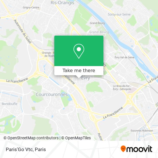 Paris'Go Vtc map