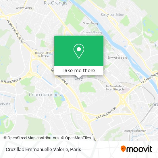 Cruzillac Emmanuelle Valerie map