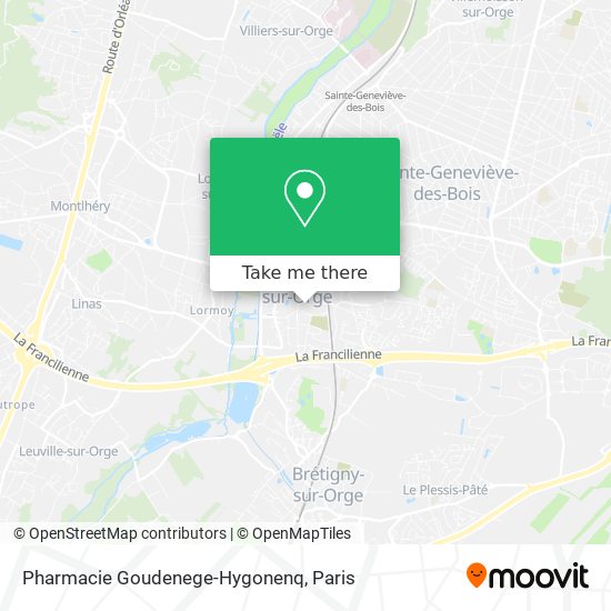 Pharmacie Goudenege-Hygonenq map