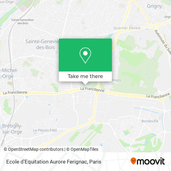 Ecole d'Equitation Aurore Ferignac map