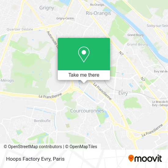 Hoops Factory Evry map