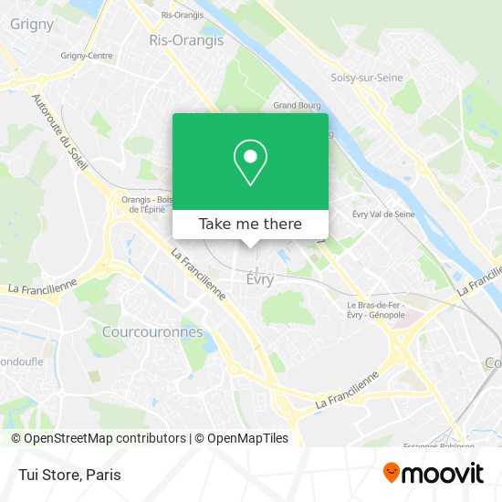 Tui Store map