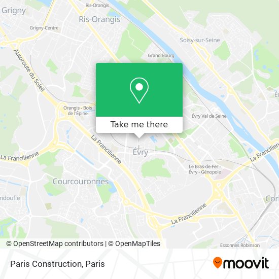 Paris Construction map