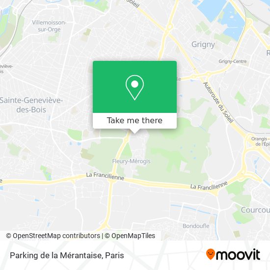 Parking de la Mérantaise map