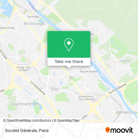 Société Générale map