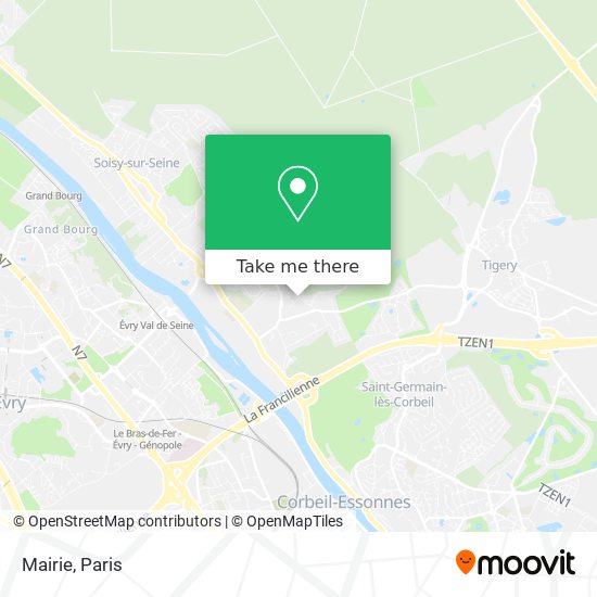 Mairie map