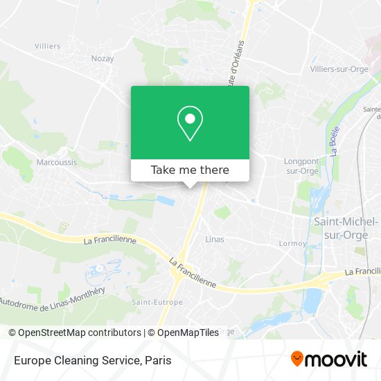 Mapa Europe Cleaning Service