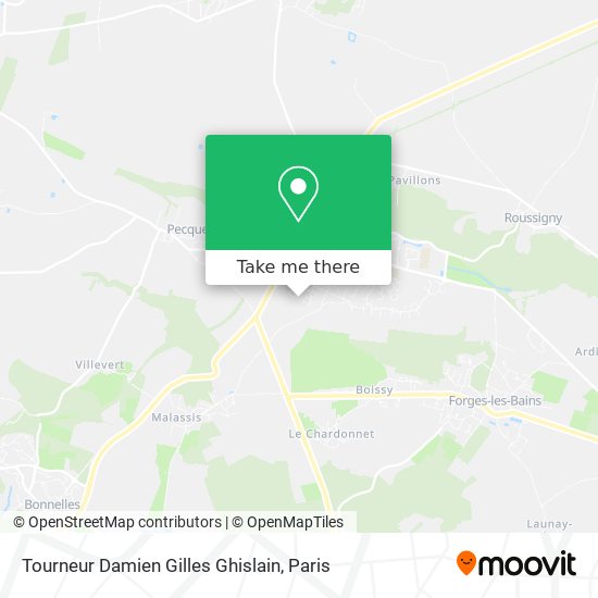 Tourneur Damien Gilles Ghislain map