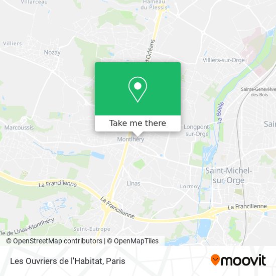 Les Ouvriers de l'Habitat map