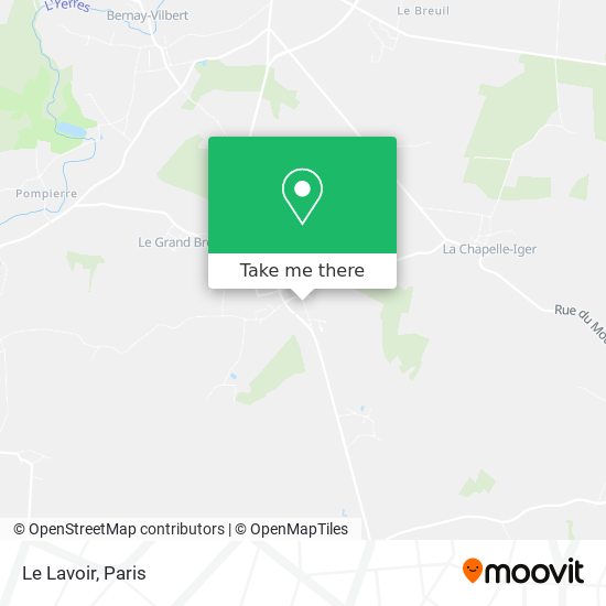 Mapa Le Lavoir