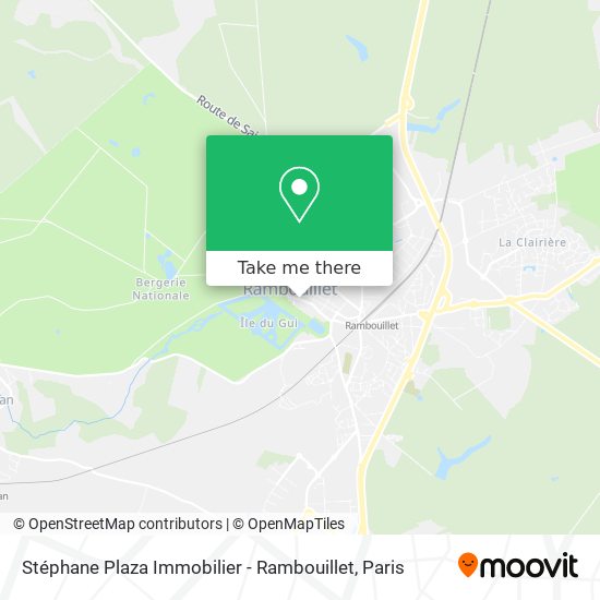 Mapa Stéphane Plaza Immobilier - Rambouillet