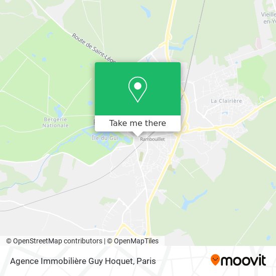 Mapa Agence Immobilière Guy Hoquet