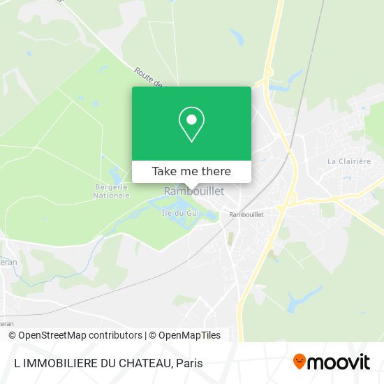 Mapa L IMMOBILIERE DU CHATEAU