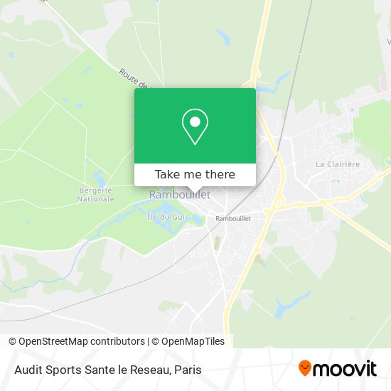 Audit Sports Sante le Reseau map