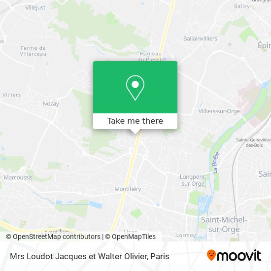 Mapa Mrs Loudot Jacques et Walter Olivier