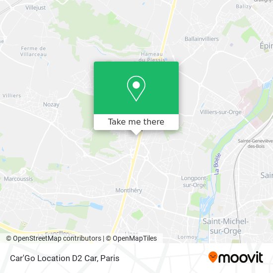 Car'Go Location D2 Car map