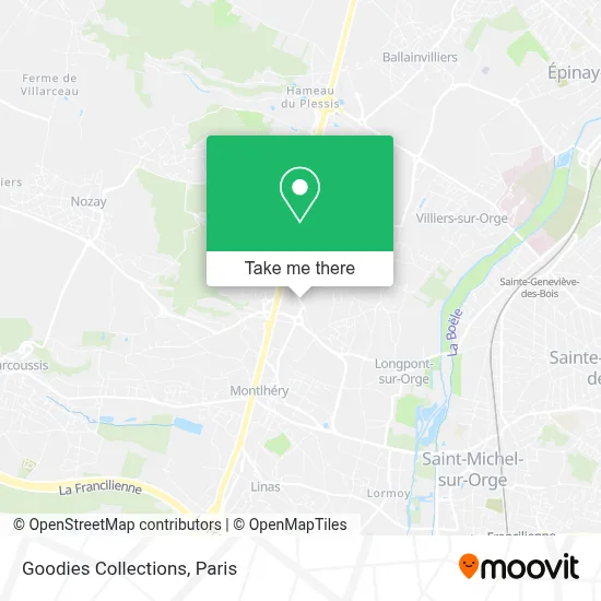 Goodies Collections map