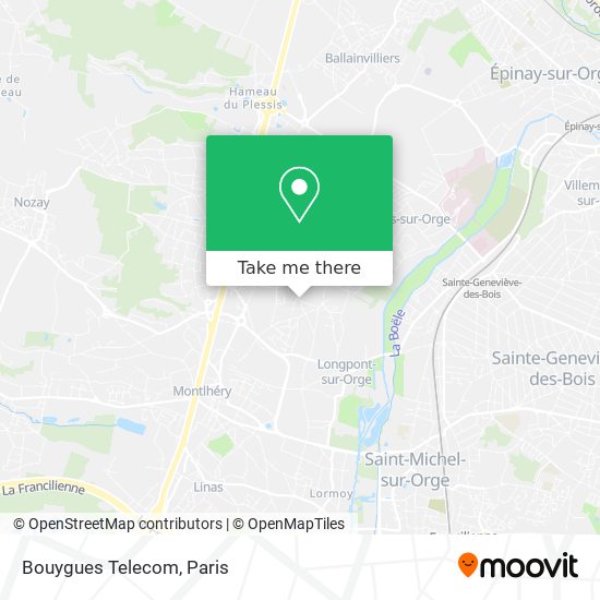 Mapa Bouygues Telecom