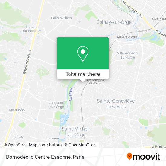 Domodeclic Centre Essonne map
